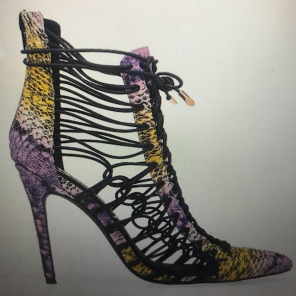 Privileged Shoes - Privileged Bent Lace-up leather bootie